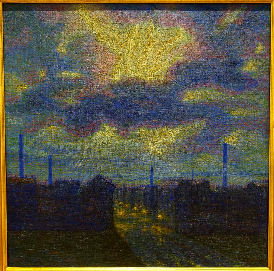 Lightning by Luigi Russolo, 1910 - Galleria nazionale d'arte moderna - Rome, Italy - DSC05506