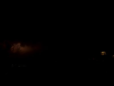 Lightning at thunderstorm from Spandauer-See-Brücke 93