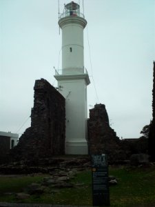 Lighthouse and San Francisco ruins