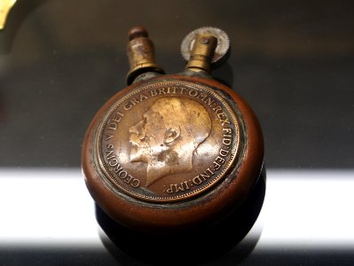 Lighter with inscription, Georgivs V Dei Gra Britt Omn Rex Fid Def Ind Imp, Musée Somme 1916, pic-116