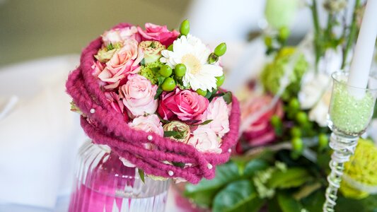 Wedding marry rose bloom