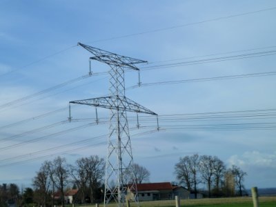 Lignes électriques à Navailles-Angos