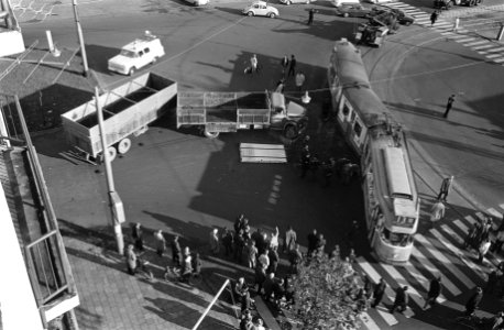 Lijn 13 uit de rails op de Slotermeerlaan, Bestanddeelnr 921-8277
