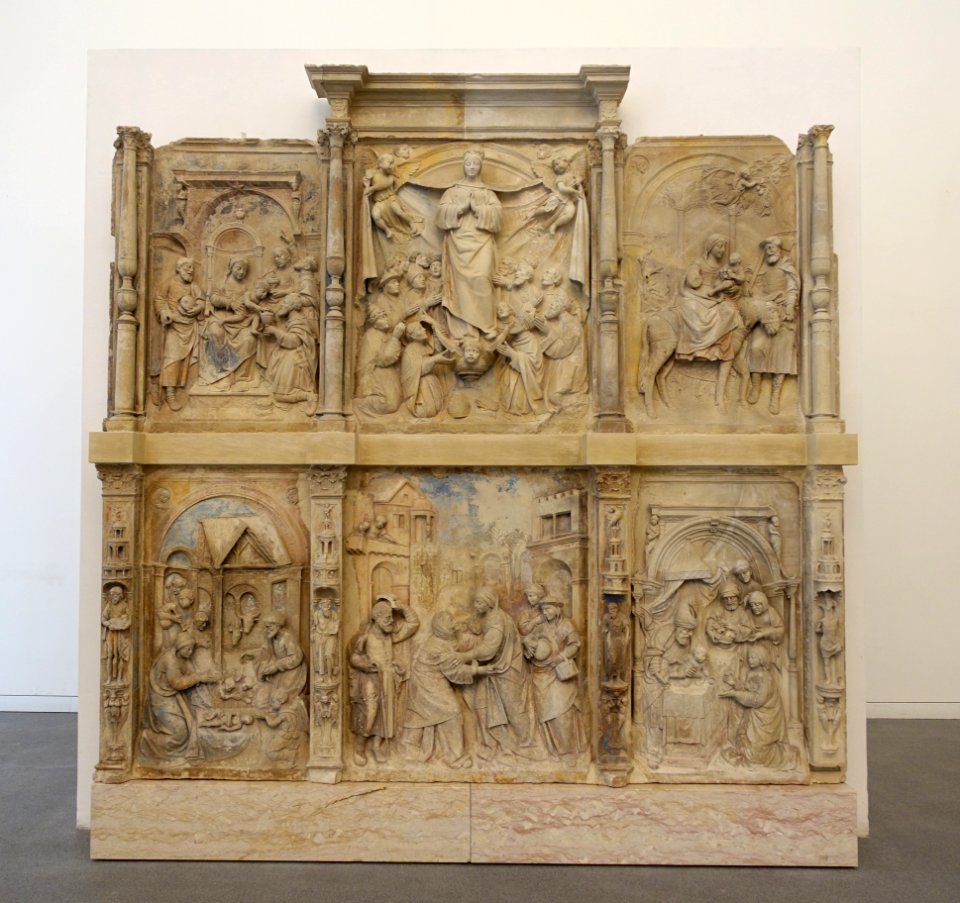 Life of the Virgin, altarpiece from the Misericordia de Coimbra, by Joao de Ruao, 16th century - Museu Nacional de Machado de Castro - Coimbra, Portugal -DSC09938