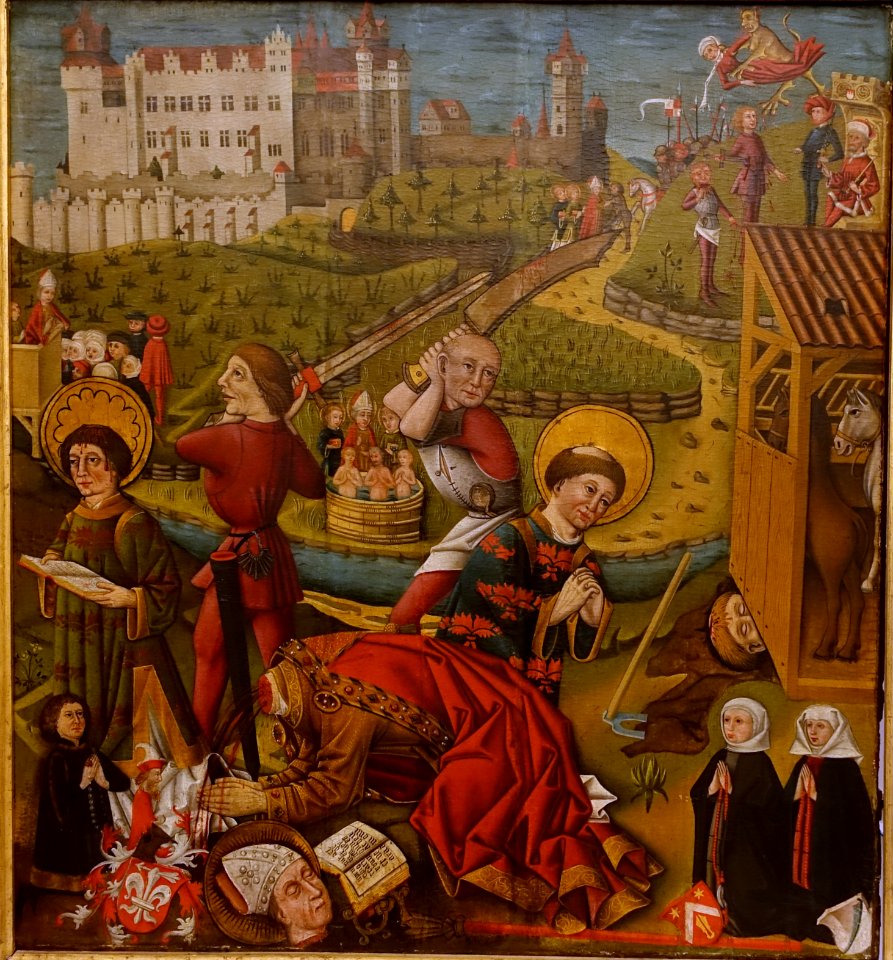 Life of Saint Kilian and his companions, Nuremberg, c. 1475, paint on wood - Mainfränkisches Museum - Würzburg, Germany - DSC05169
