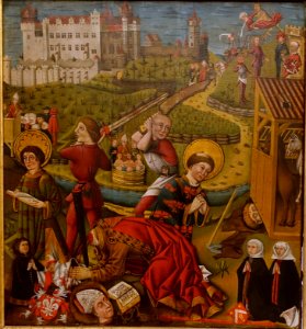Life of Saint Kilian and his companions, Nuremberg, c. 1475, paint on wood - Mainfränkisches Museum - Würzburg, Germany - DSC05169