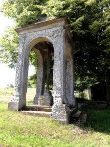 Liessies (Nord, Fr) calvaire à La Croix de Trélon