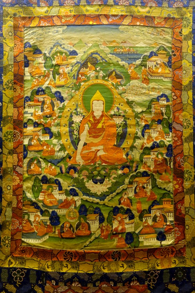 Life stories of Tsongkhapa, Tibet, 1644-1911 AD - Sichuan Provincial Museum - Chengdu, China - DSC04493