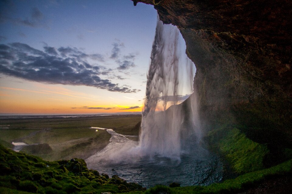 Sunrise sunset water