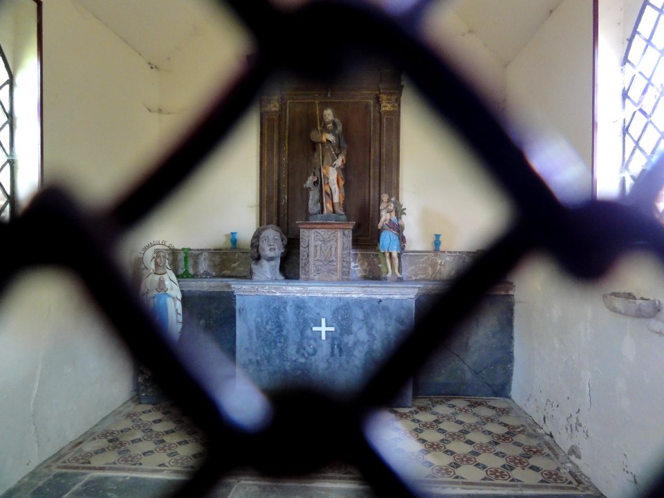 Liessies (Nord, Fr) chapelle D963, intérieur