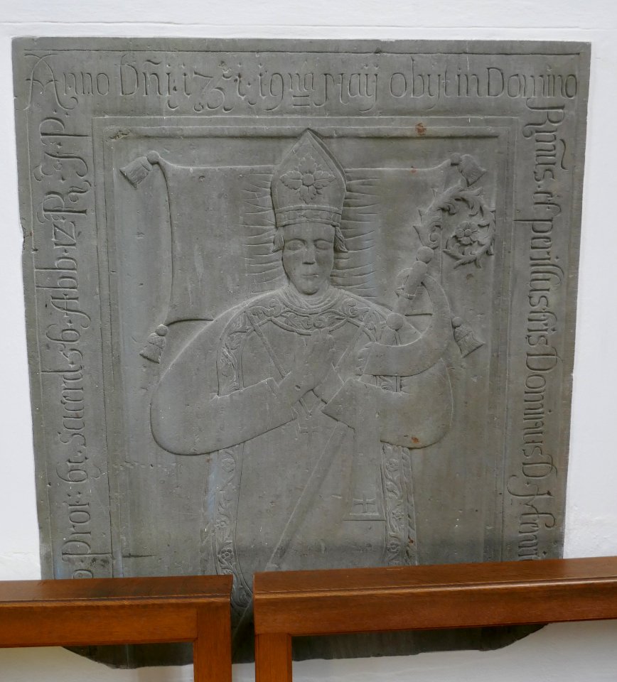 Liesborn - Klosterkirche - Grabplatte Heinrich Hase