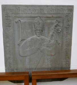 Liesborn - Klosterkirche - Grabplatte Heinrich Hase