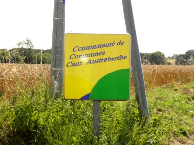 Limésy (Seine-Mar.) plaque communauté de communes