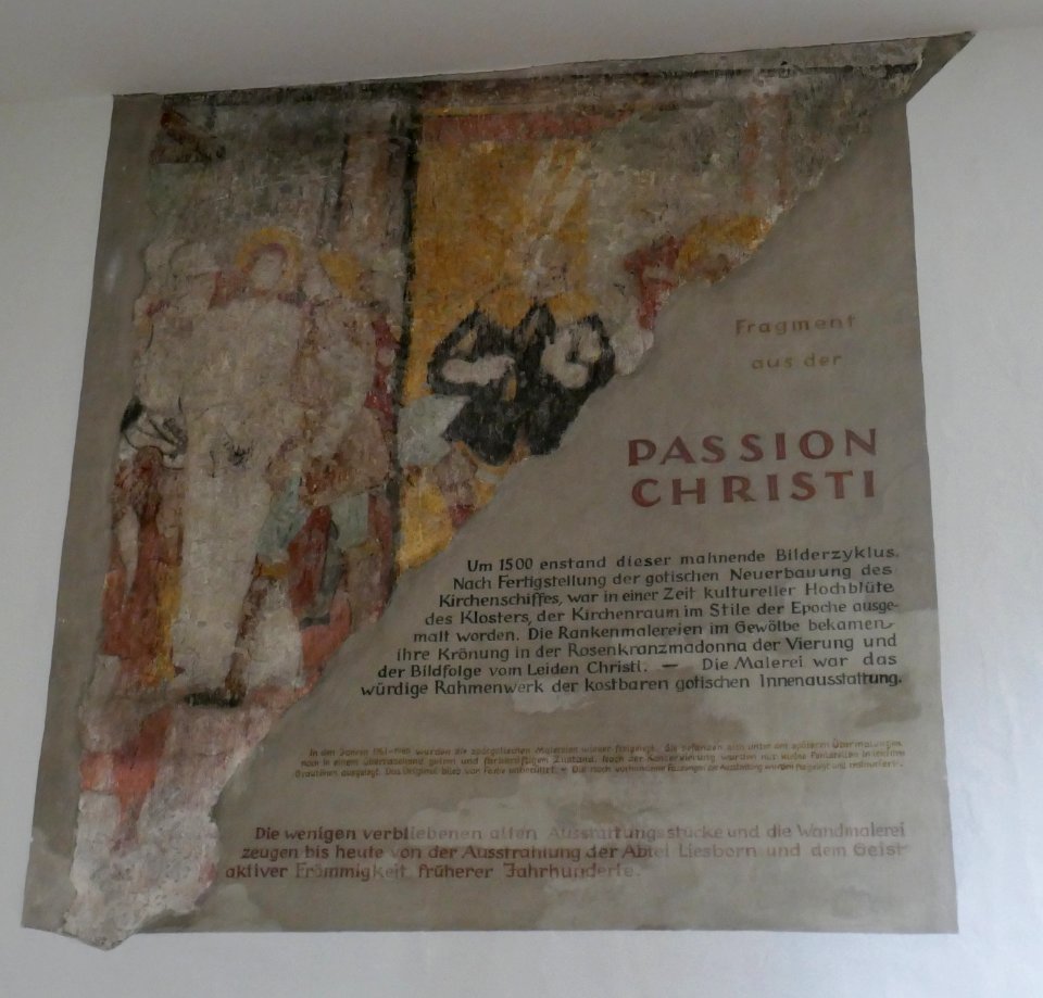 Liesborn - Klosterkirche - Fragment aus der Passion Christi