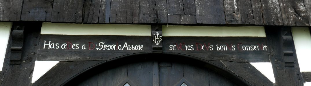 Liesborn - Abtei - Scheune - Inschrift