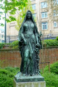 Lily by Albert-Constant Desenfans - Botanical Garden of Brussels - Brussels, Belgium - DSC06906