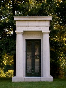 Lillian Russell Moore mausoleum, Allegheny Cemetery, Pittsburgh 2