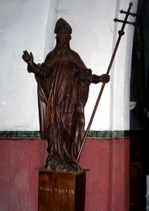 Lieurey statue Saint-Martin