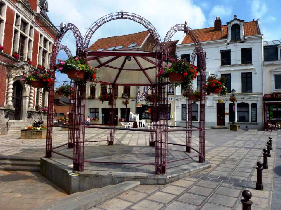 Lillers (Pas-de-Calais) kiosque à musique