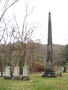 Linhart Obelisk, Beulah Presbyterian Church cemetery
