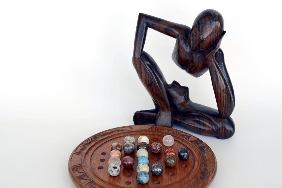 Play question mark holzfigur