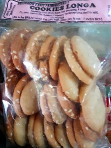Linga (or longa) cookies from Davao, Philippines