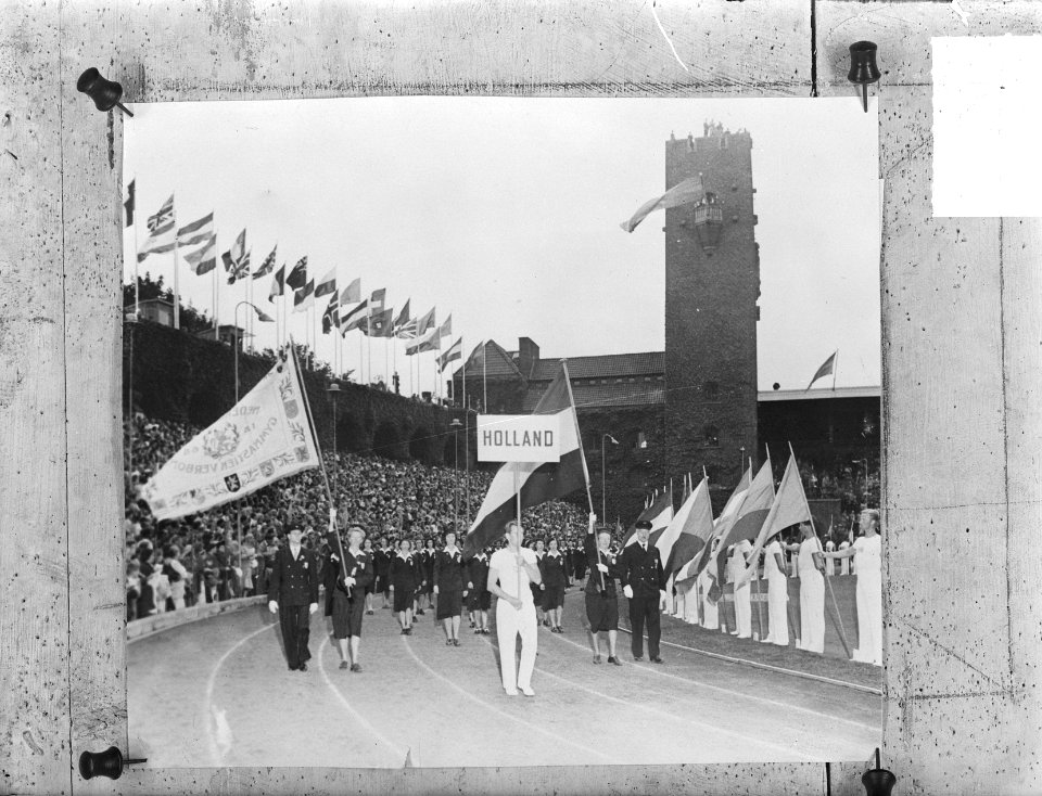 Lingiad 1949 Gymnasten in Stockholm, Bestanddeelnr 903-5187