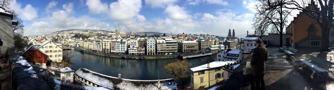 Lindenhof March 2016 Snow Panorama