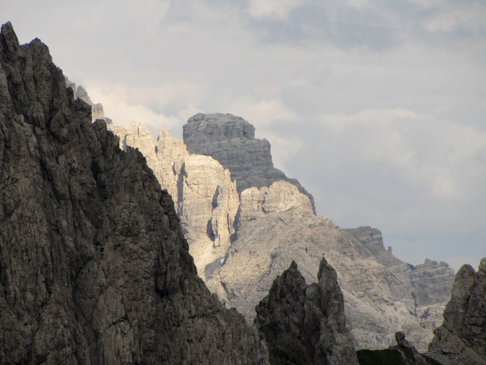 Mountains impassable sharp-edged