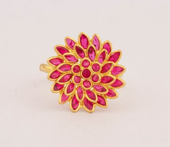Ruby jewellery ring