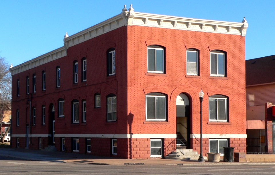 Lincoln, Nebraska Wesleyan hospital bldg from NW 1