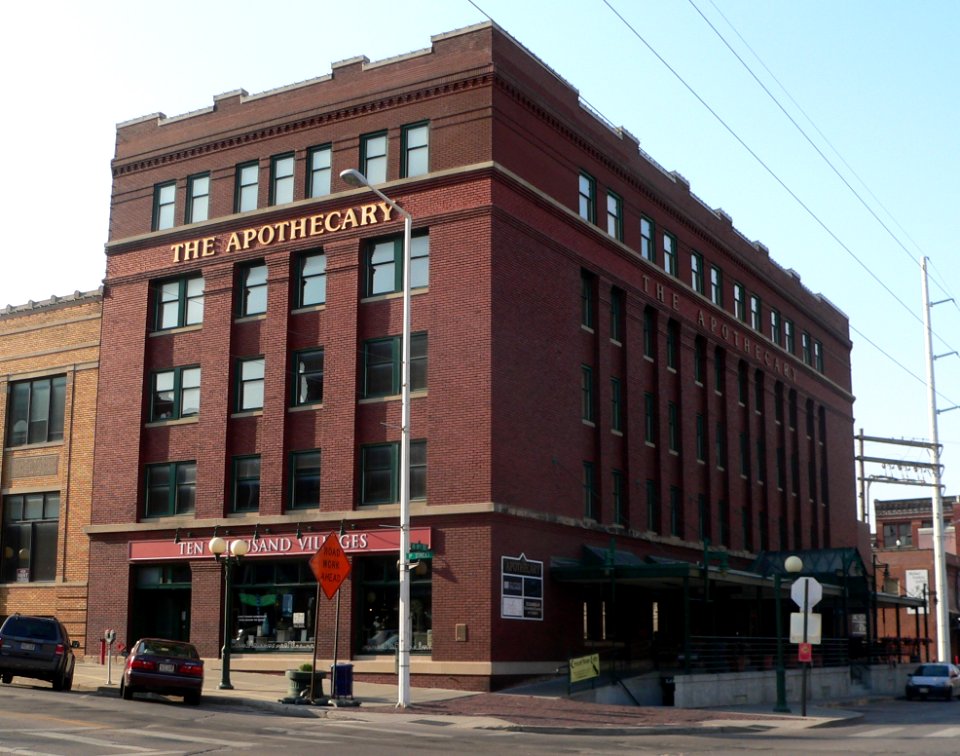 Lincoln, Nebraska Haymarket Lincoln Drug Co bldg 1