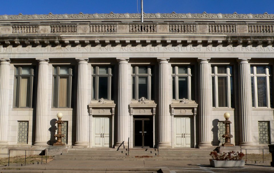 Lincoln, Nebraska Scottish Rite Temple W side center