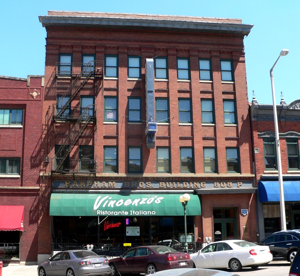 Lincoln, Nebraska Haymarket Harpham bldg 1