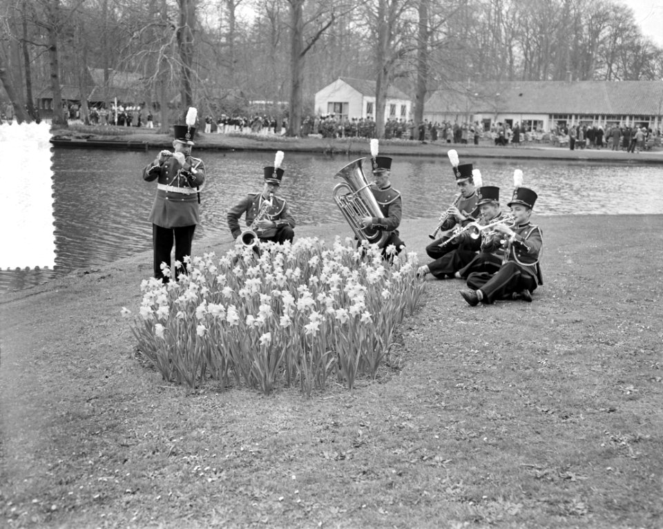 Limburgdag op Keukenhof. Koninklijke Harmonie brengt Narcissenserenade, Bestanddeelnr 907-7030