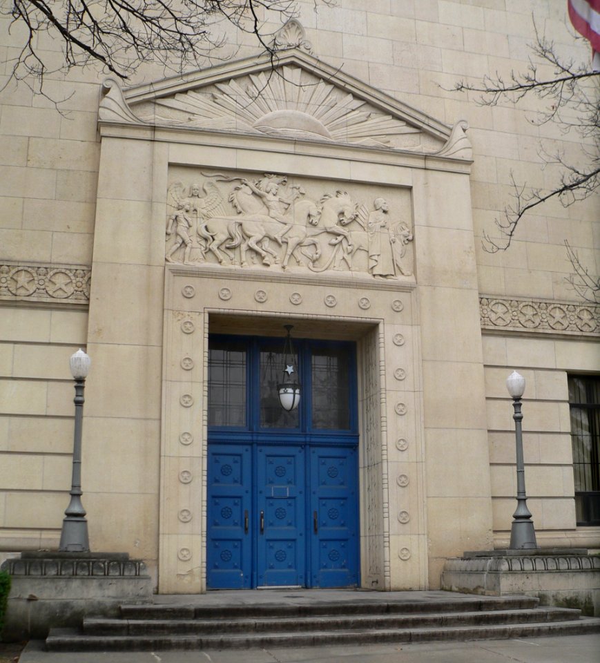 Lincoln, Nebraska Masonic Temple N door