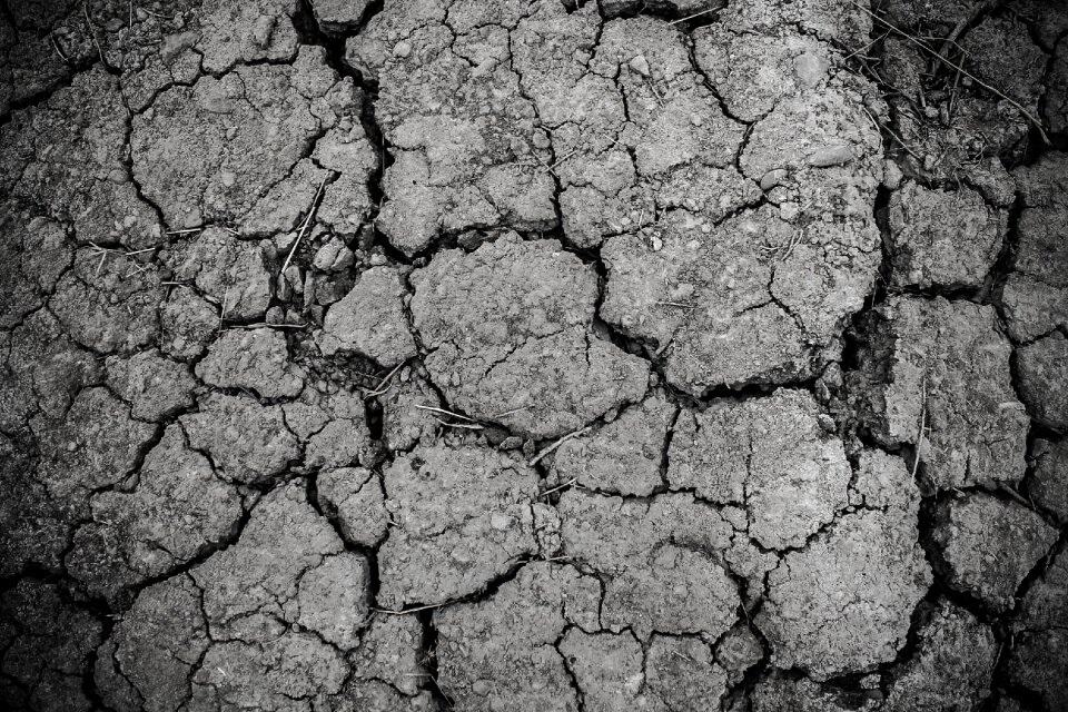 Arid broken texture
