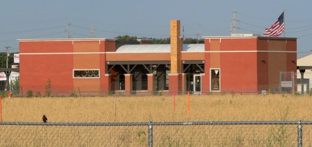 Lincoln, Nebraska Amtrak station from NE 1