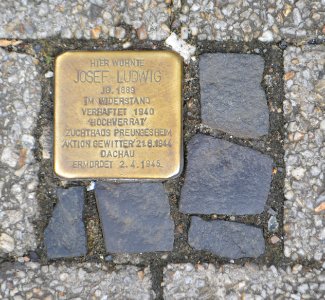 Limburg, Stolperstein Josef Ludwig, Grabenstraße 21