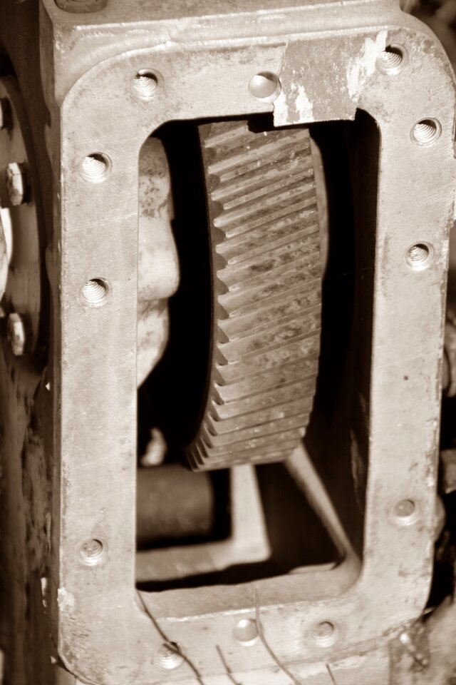 Gear motor lokmotor