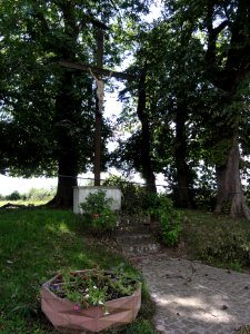 Leval (Nord, Fr) croix de chemin D959 sud