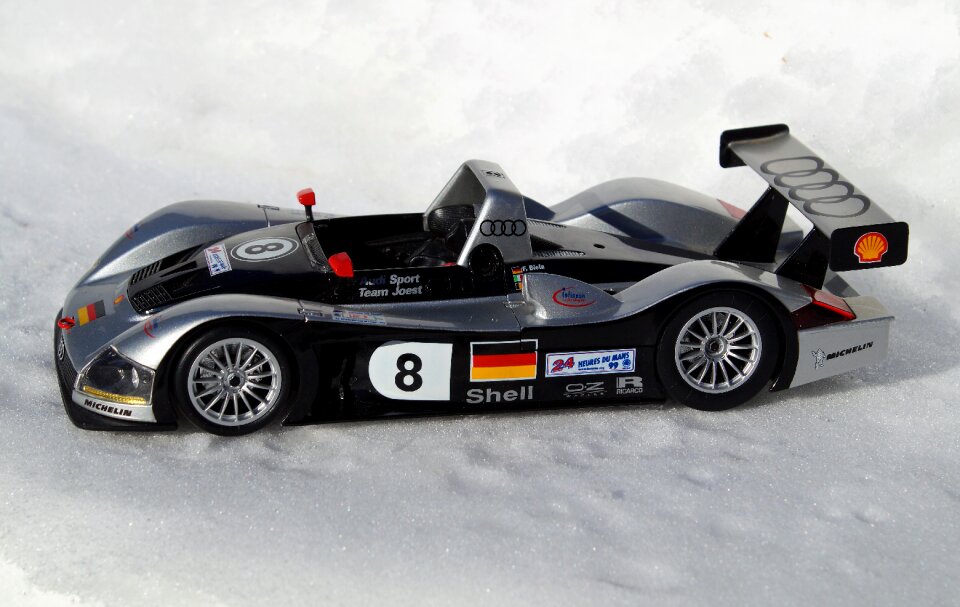 Sports car winter auto