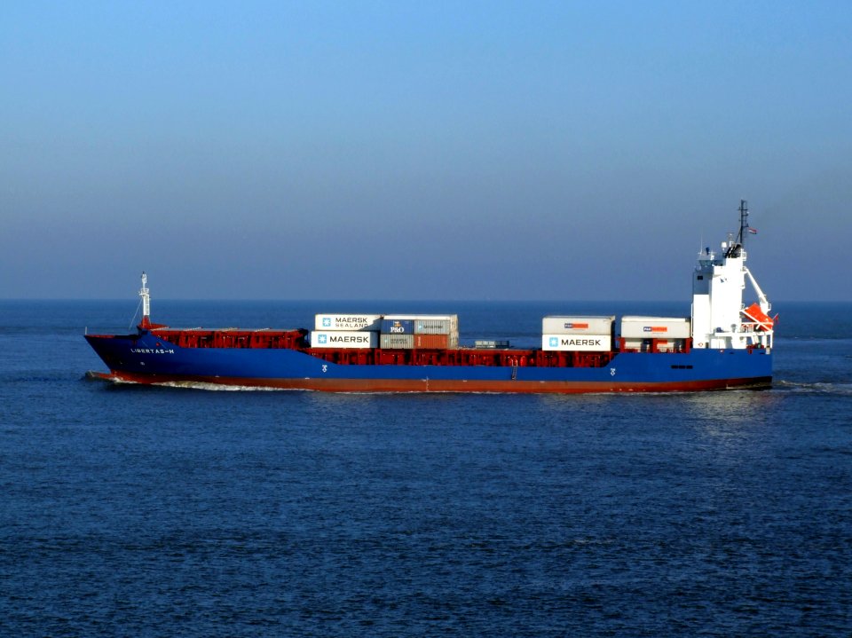 Libertas-H p2 leaving Port of Rotterdam 15-Dec-2007