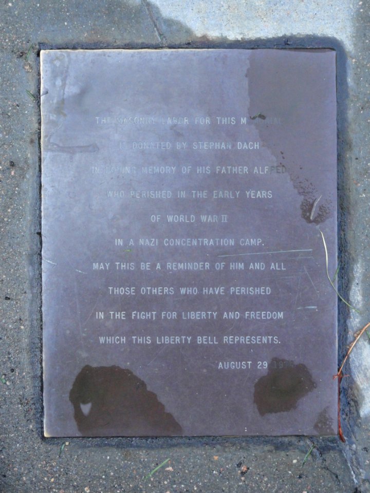 Liberty Bell plaque - Civic Center Park, Denver - DSC01227