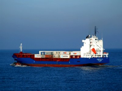 Libertas-H p4 leaving Port of Rotterdam 15-Dec-2007
