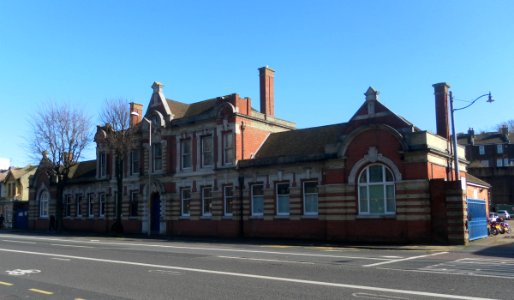 Lewes Road Bus Garage (Original Building), Brighton (February 2014) (3)