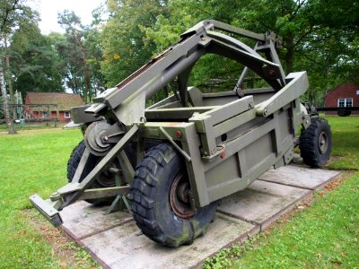 LeTourneau-Westinghouse Compagny Scraper trailer, Geniemuseum Vught, photo 3