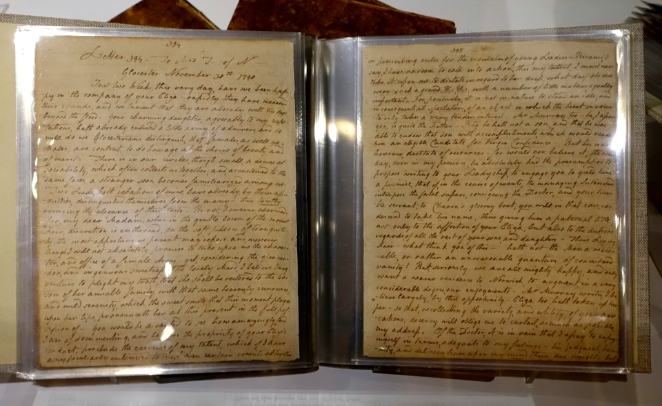 Letter book, volume 6, Nov. 9, 1790 to Aug. 8, 1791, by Judith Sargent Murray, ink on paper - Cape Ann Museum - Gloucester, MA - DSC01093