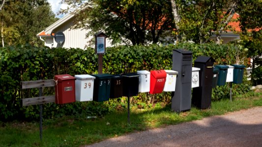 Letter boxes in north Kolleröd