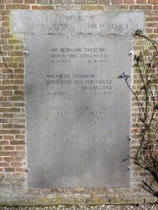 Leur (Wijchen) van Balverenlaan 4 familiegraf van Balveren - van Verschuer
